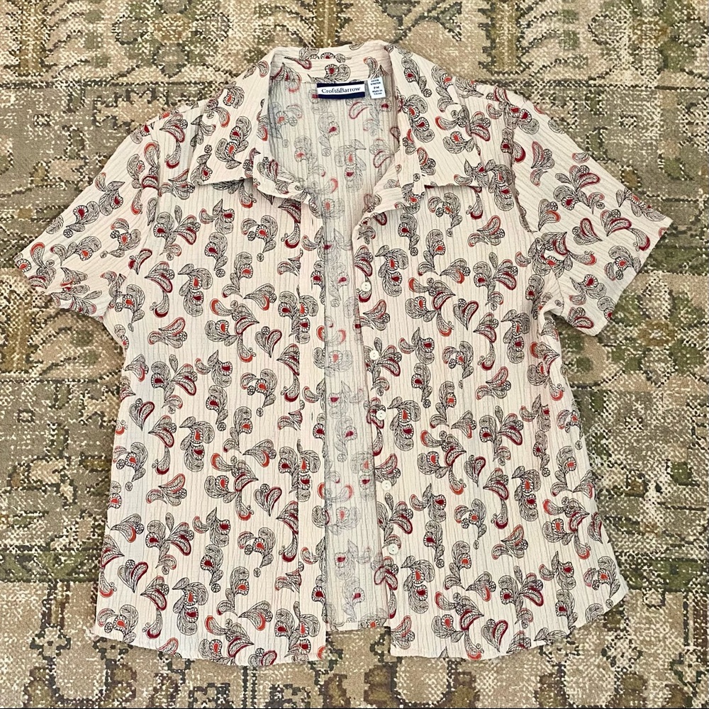 Vintage Patterned Button-Down - image 2
